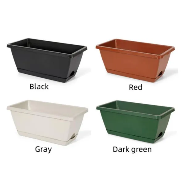 rectangular plant box
