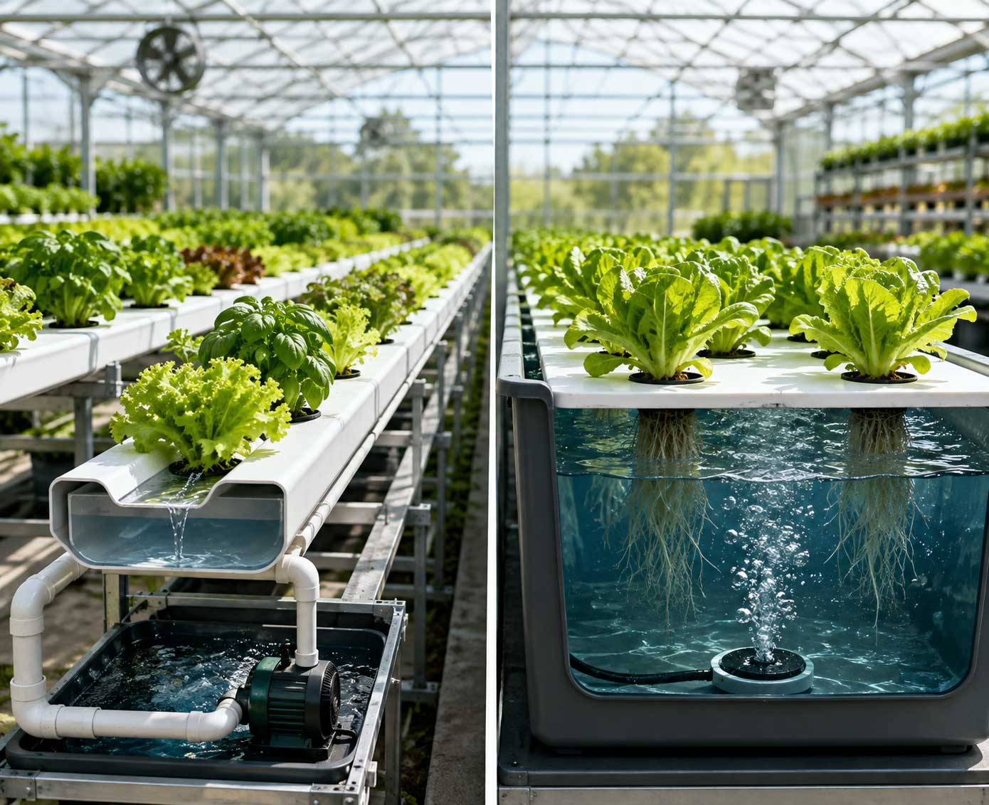 What Is the Difference Between NFT and DWC Hydroponic Systems?